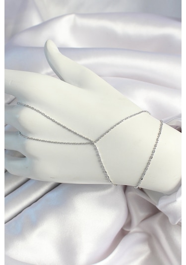 Pirinç Gümüş Renk Zincirli Şahmeran - Tj-sn644 Çok Renkli