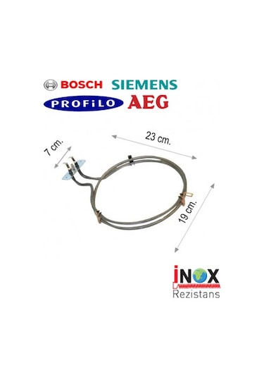 Bosch Uyumlu-Siemens-Profilo-Aeg Turbo Fırın Rezistansı 2600 Watt