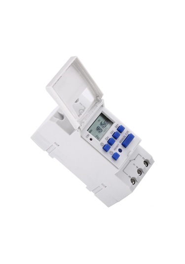 Mufunye Endüstriyel Dijital Zamanlayıcı Ahc15a - 1 Haftalık Programlama, 16 On/off Ayarı, Dın Ray Montajı, 220v, Lcd Ekran