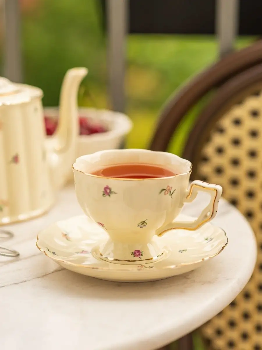 Roomi Seramik Çay Takımı 220 Ml, Fincan Ve Tabak Seti 113312259 Yeşil