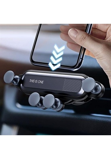 Buffer 4 Nokta Destekli Tasarımlı Araç İçi Gümüş Telefon Tutu...