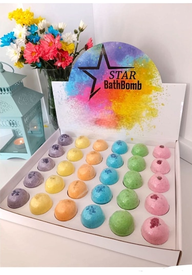 Star Bomb Stantlı Banyo Topu Nem Bombası 30'lu