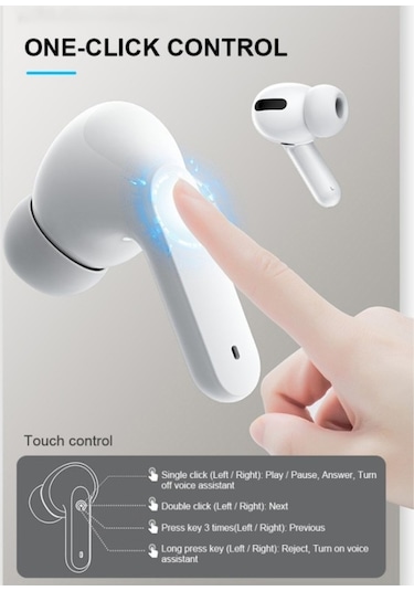 Primepickings 5.1 Bt Dokunmatik Kontrol Binaural Spor Kulaklık Şarj Kutusu, Şarjlı, Bluetooth, 10m İletim