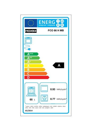 Franke FCO 86 H MB Matt Black Ankastre Fırın