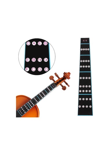 BONSON F8 MODEL 3/4 BOY KEMANLAR  İÇİN NOTA  STİCER