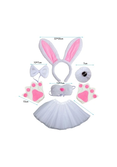 Suntek Paskalya Temalı Partiler Karnavalı Için Beyaz-6-adet