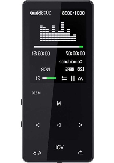 Besthome1 Mahdi M320 Mini Bluetooth Mp3 Çalar, 8gb, 1.8 Renkli Ekran, Siyah, Yüksek Kalite Ses Deneyimi