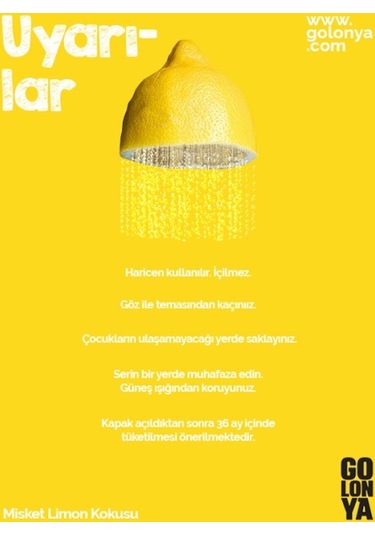 Golonya Misket Limon Kokulu Kolonya 100 ML