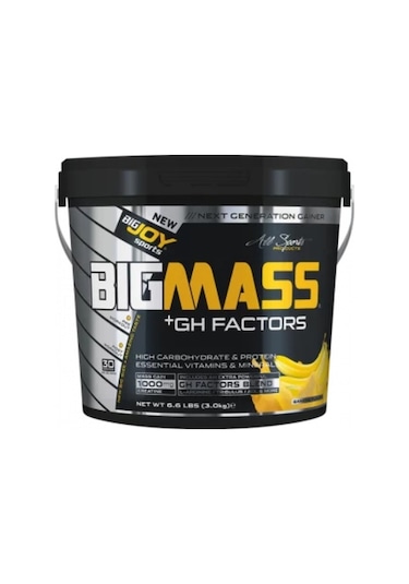 Bigjoy Bigmass Gainer +Gh Factors 3000 G/Muz