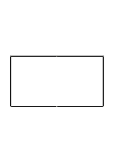 Geeroyoo 100 İnç Taşınabilir Kırışmaz Katlanabilir Projeksiyon Perdesi 16:9 Geniş Ekran Hd Film Ev/ofis İç-dış Mekan Jzr-gy