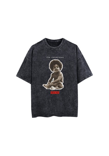 The Notorious B.ı.g. Retro Tişört Ready To Die Albüm Kapağı Boku A225 Siyah