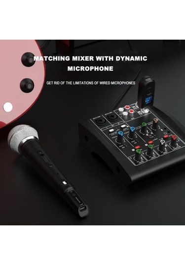 Skycıty Kablosuz Mikrofon Adaptörü, Dahili Pil İle