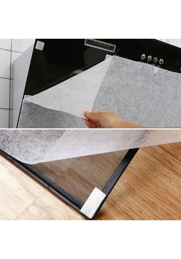 Ams Net 2li Yağ Emici Duman Önleyici Pratik Mutfak Davlumbaz Koruyucu Dayanıklı Yedek Filtre 45x90cm