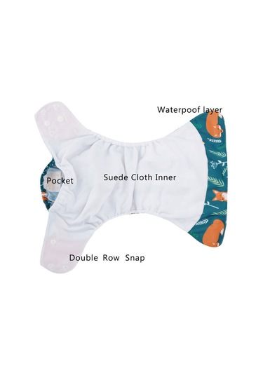 Skycity 4 Adet Yenidoğan Eğitim Bezi - Su Geçirmez, Yeniden Kullanılabilir, Yüksek Emici, Esnek Kumaş - Bebekler İçin Gezgin Ve Yürüyen Bebekler