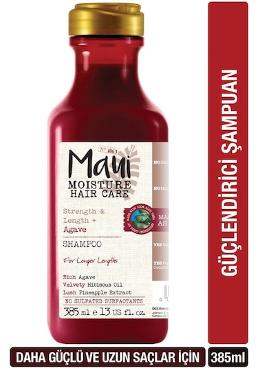 Maui Güçlendirici Agave Nectar Şampuan 385 Ml