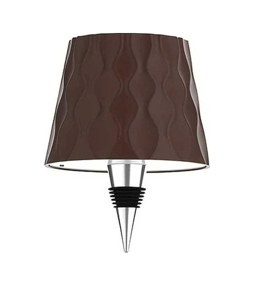 Trendooze Özel Desenli Kahverengi Led Masa Lambası 3 Renk Dokunmatik Şarj Edilebilir Kahverengi