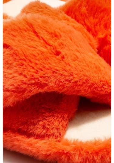 Twigy Çapraz Peluş Kadın Ev Terliği Turuncu 36/41 CC0187 Turuncu Twigy Çapraz Peluş Kadın Ev Terliği Turuncu 36/41 CC0187 Turuncu