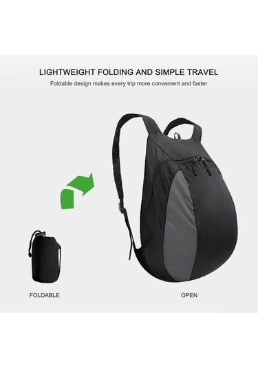 Hangfox Motosiklet Kaskı Çantası Sırt Çantası Nilon Malzeme 15x6x6cm Taşıma Çantası Siyah