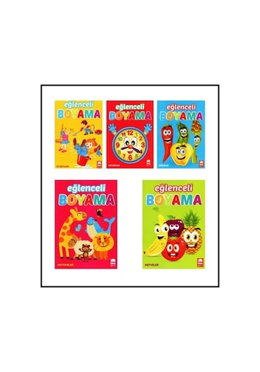 Ema Çocuk - Eğlenceli Boyama - 4 Faklı Kitap