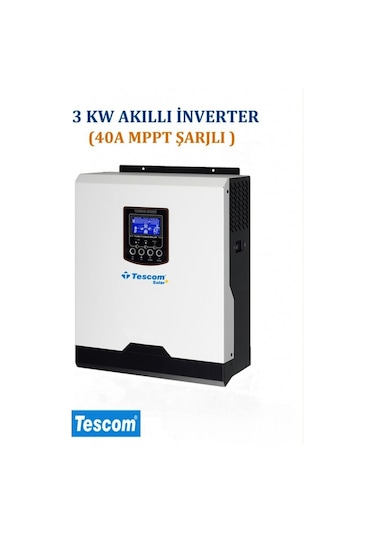 Tescom Vm3000-3000 Watt 24 Volt Akıllı İnverter 40a Mppt