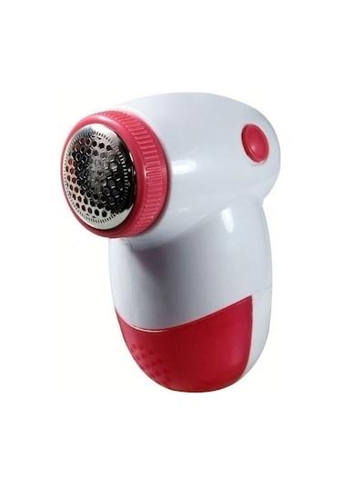 Padalink Ev İçin Pilli Elektrikli Tüy Kesici - Kumaş Telli Döküntü Temizleyici Makinesi Pil Yok - Kırmızı