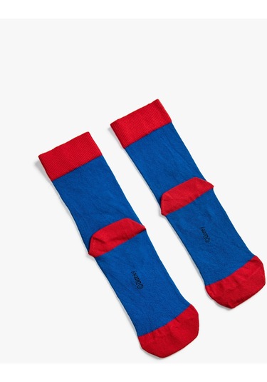 Koton Mickey Mouse Soket Çorap Lisanslı Baskılı Mavi 3wam80248aa 3WAM80248AA624 Mavi