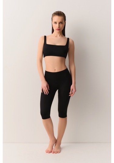 Suwen Curved Bralet Bikini Üst Sbn26585012 Siyah
