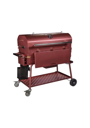 Igrıll Barbekü 1000 Mm Kömürlü Mangal Kırmızı