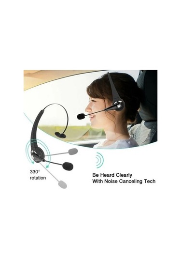 Fastbuy Kulaküstü Kablosuz Gürültü Engelleme Bluetooth Kulaklık, 17 Saat Kullanım, Net Konuşma, Hafif Tasarım, 10m Bağlantı,