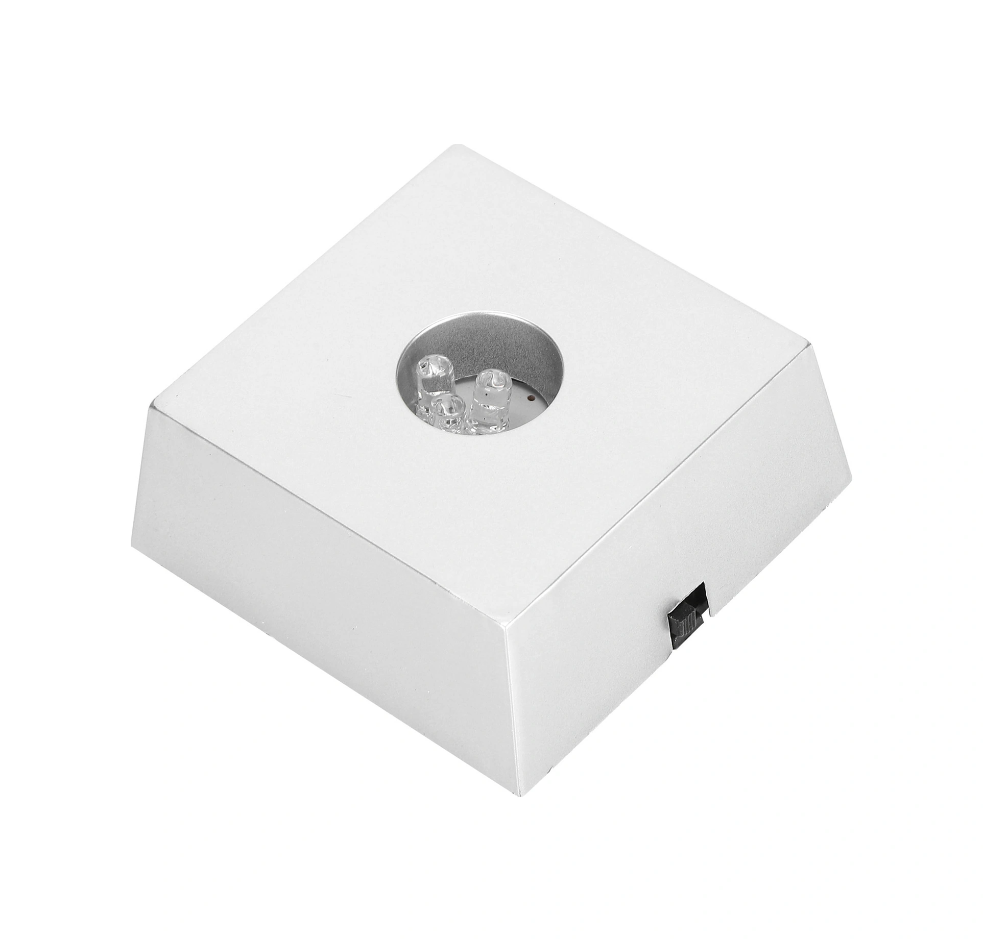 Wezone Küçük Trapezoid Plastik Lambaderi - Kristal, Cam Nesneler İçin Renkli Sürekli Değişen Aydınlatma Aksesuarı Pil Yok Diğer