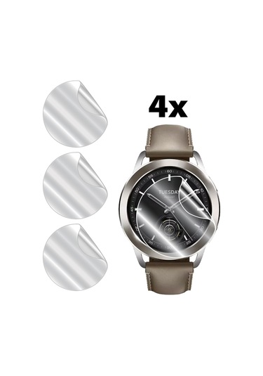 Xiaomi Watch S3 İle Uyumlu Ipg Ekran Koruyucu 4 Adet