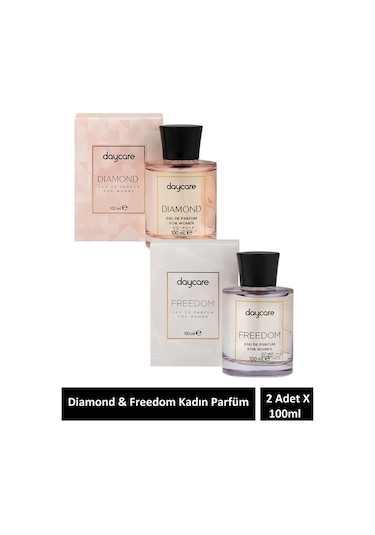 Diamond & Freedom 2'li Set Kadın Edp Parfüm 100 Ml + 100 Ml Çiçeksi