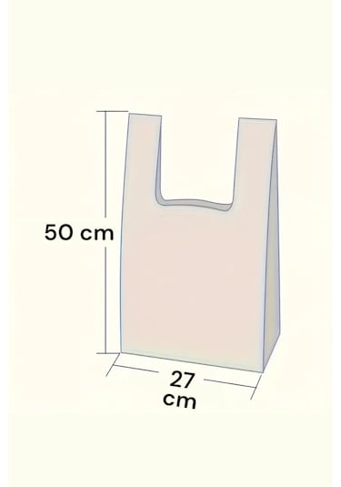 Atlet Poşet 27 50 Cm Siyah 1 Kg Market Poşeti