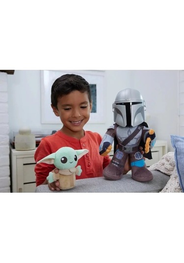 Star Wars Mandalorian Sesli Pelüş Figür HNT52