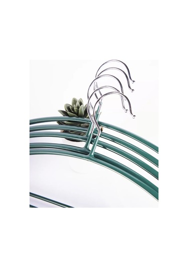 Krucok Dla Mody Kaymaz Metal Kıyafet Askıları 5 Adet 178000935 Yeşil