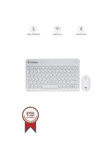 Torima Tmk-08 Optik Kablosuz Bluetooth Klavye Mouse Seti