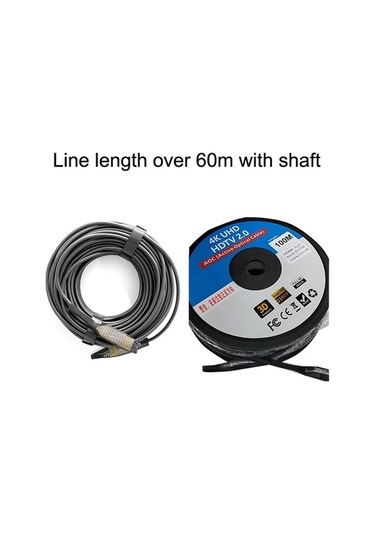 Novahub 2.0 Sürümü Hdmı Fiber Optik Hat 4k Ultra Yüksek Net Çizgi Monitör Bağlantı Kablosu, Uzunluk: 10m Beyaz, Güçlü Optik Performans