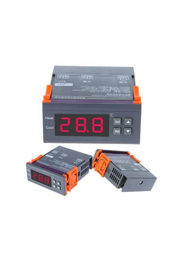 200 240v Dijital Sıcaklık Kontrol Cihazı Termokupl -40 120 Termostat