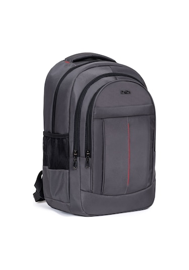 Dada Gri Okul Çantası Geniş İç Hacim Yandan Cepli Uzun Ömürlü ve Sağlam Ortaokul  Lise   Üniversite