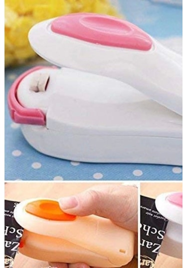 Özel Üretim Yiyecek Sebze Tazeliği Koruma Sağlayan Zararsız Pili Poşet Kapatıcı Mini Sealing