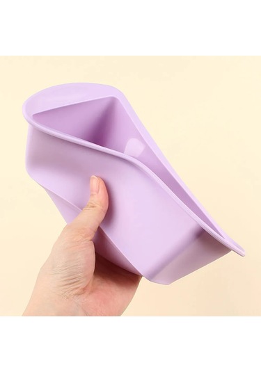 Kangvka Mini Dikdörtgen Silikon Kek Kalıbı - Evde Kullanıma Uygun, Direk Çıkarma Özelliği, Fırına Uygun, Isı Dayanıklı Pastırma Kalıbı Mor MOr