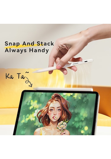 Essager Yanlış Dokunuş Önleyici Manyetik Kapasitif Stylus Kalem Yüksek Hassasiyetli Dokunmatik Ekran Kalemi