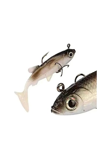 Neevoyu 85mm Yumuşak Yem Balık Avı Seti - 5 Adet Gerçekçi Yapay Balık + Aksesuarlar