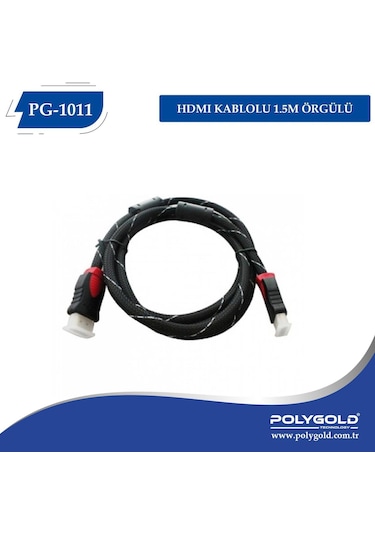 Poly Gold Pg-1011 Hdmi Kablo 1.5 Metre Örgülü