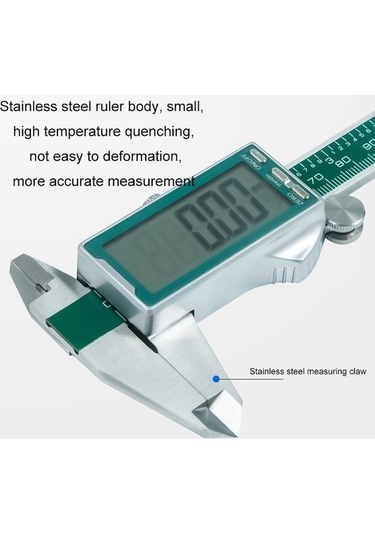 Dancemonkey Paslanmaz Çelik Tam Ekran 0-150mm Vernier Kumpas Yeni Tasarım Diğer
