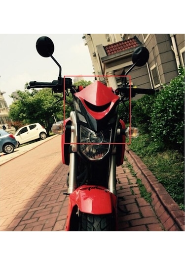Ganzhoushop Suntek Rüzgar Msx125 Kırmızı Kapağı Kalkanı Için Honda Grom Far Ekranı 2014-2015 Dv Kırmızı