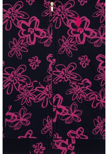 U.s. Polo Assn. Kız Çocuk Lacivert Hırka Örme 50317959-vr033 Lacivert