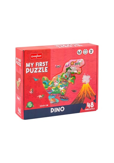 Ahşap Puzzle Dinazor
