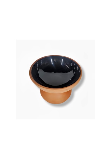 Oval Ayaklı Kase Siyah