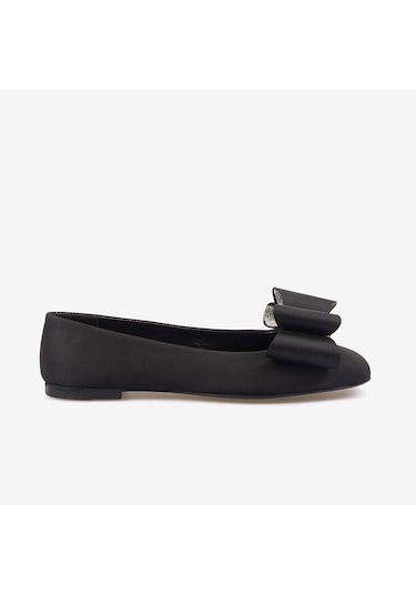 Mocassini Saten Kadın Babet 6084-42 Siyah Saten